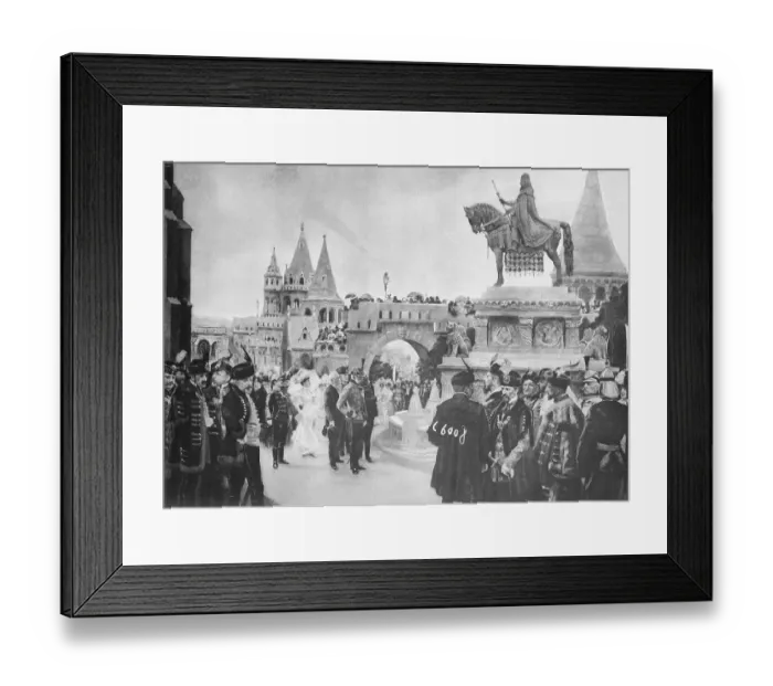 Framed Print : Austrian Emperor Franz Joseph I at Unveiling Ceremony Framed Print : Austrian Emperor Franz Joseph I at Unveiling Ceremony
