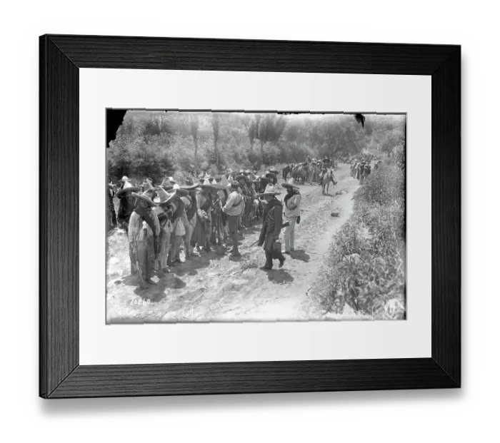 Framed Print : Zapatistas Rest and Receive Orders on Road Framed Print : Zapatistas Rest and Receive Orders on Road