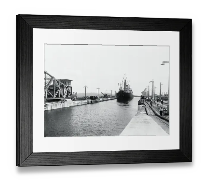 Framed Print : Large Ship in Waters Framed Print : Large Ship in Waters