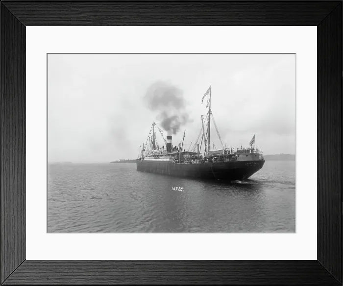 Framed Print : Large Ship in Waters Framed Print : Large Ship in Waters