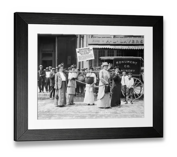 Framed Print : Boston Suffragists Framed Print : Boston Suffragists