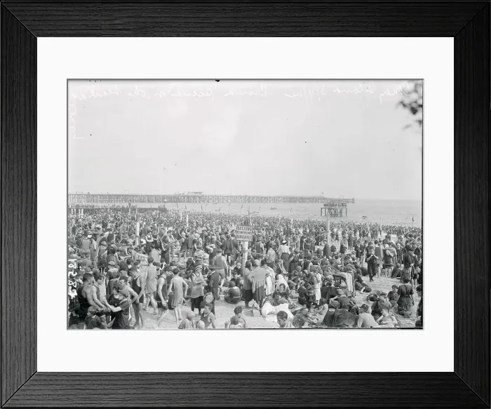 Framed Print : Beach Goers Framed Print : Beach Goers