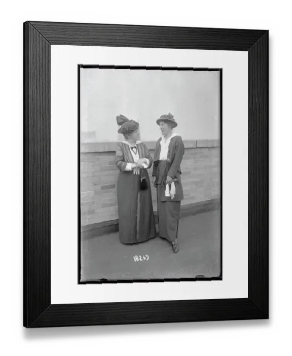 Framed Print : Suffragettes Organizing a War Demonstration Framed Print : Suffragettes Organizing a War Demonstration