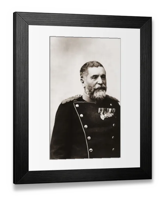 Framed Print : Portrait of Radomir Putnik Wearing Uniform Framed Print : Portrait of Radomir Putnik Wearing Uniform