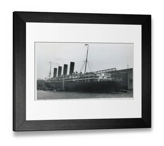 Framed Print : SS Lusitania Framed Print : SS Lusitania