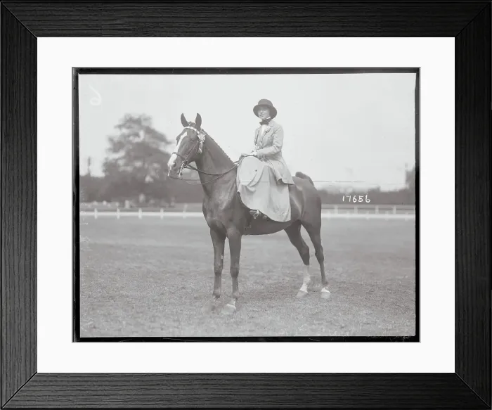 Framed Print : Woman on a Horse Framed Print : Woman on a Horse