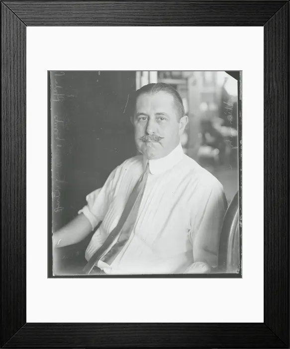 Framed Print : Portrait of Early Professor Framed Print : Portrait of Early Professor