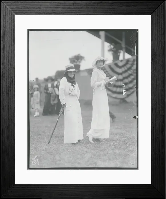 Framed Print : Women Posing for Camera Framed Print : Women Posing for Camera