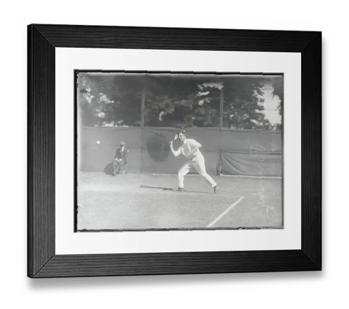 Framed Print : T. C. Bundy in Tennis Play Position Framed Print : T. C. Bundy in Tennis Play Position