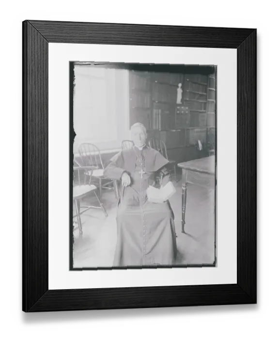Framed Print : Cardinal Posing in His Robe Framed Print : Cardinal Posing in His Robe