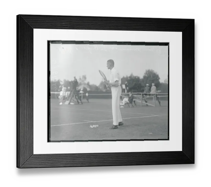 Framed Print : William Clothier at Tennis Tournament Framed Print : William Clothier at Tennis Tournament