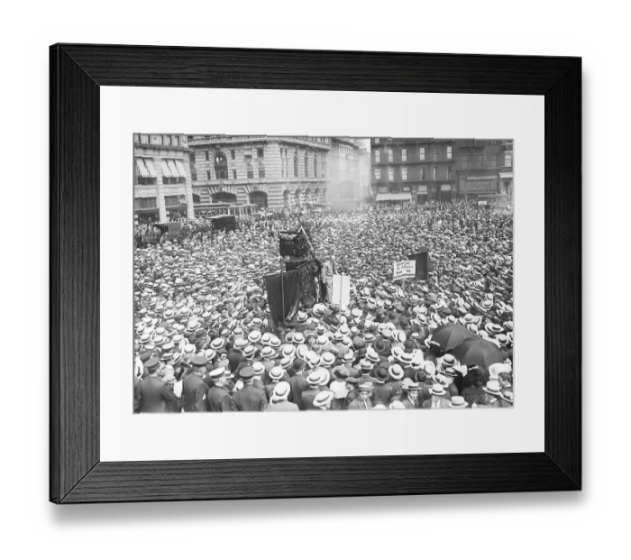 Framed Print : Alex Berkman Speaks at IWW Meeting Framed Print : Alex Berkman Speaks at IWW Meeting