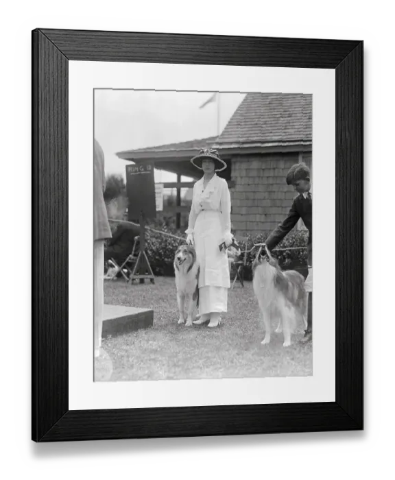 Framed Print : Mrs Sydney Breese with Mae Gregor Framed Print : Mrs Sydney Breese with Mae Gregor