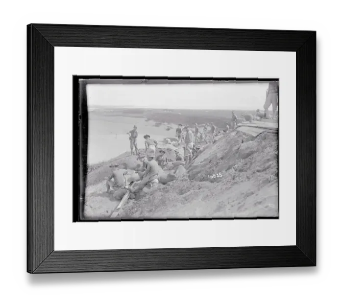 Framed Print : Army Extending Trench Lines Framed Print : Army Extending Trench Lines