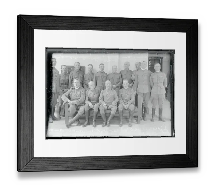 Framed Print : General Funston Posing with Staff Framed Print : General Funston Posing with Staff