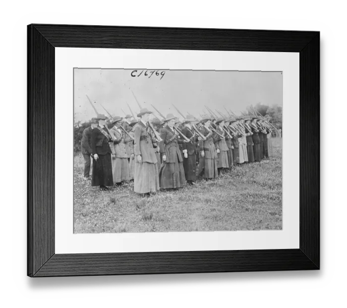 Framed Print : Armed Corps of Women Volunteers Framed Print : Armed Corps of Women Volunteers