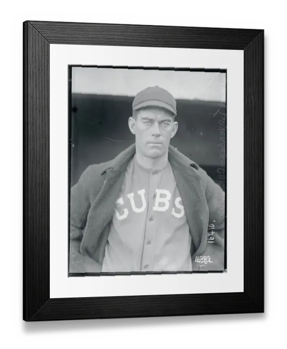 Framed Print : Portrait of Baseball Player Jimmy Lavender