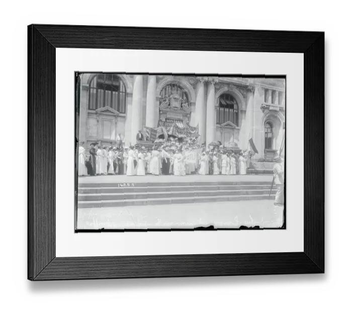 Framed Print : Feminists Visiting Capitol Framed Print : Feminists Visiting Capitol