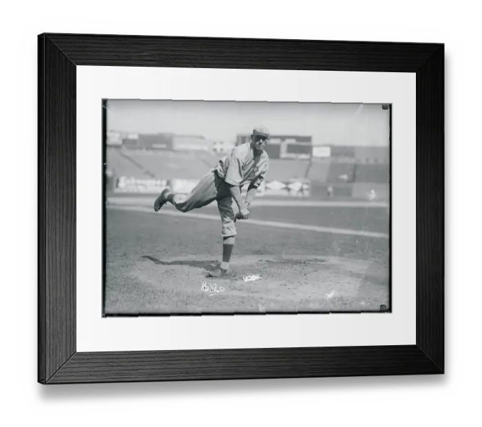 Framed Print : Baseball Player Jeff Pfeffer in Action Framed Print : Baseball Player Jeff Pfeffer in Action