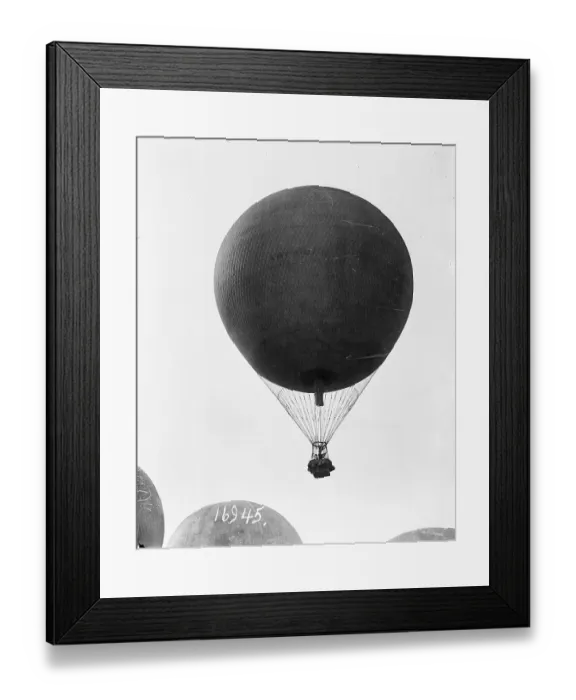 Framed Print : Hot Air Balloon in Flight Framed Print : Hot Air Balloon in Flight