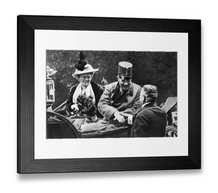 Framed Print : Franz Ferdinand, Archduke of Austria and his Wife Sophie, Duchess of Hohenberg Framed Print : Franz Ferdinand, Archduke of Austria and his Wife Sophie, Duchess of Hohenberg