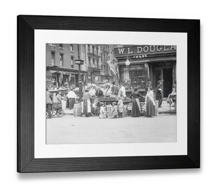 Framed Print : Hester and Suffolk Streets Framed Print : Hester and Suffolk Streets