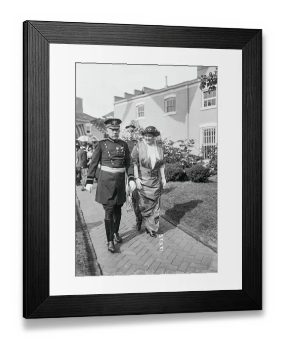 Framed Print : Guests at Garden Party Framed Print : Guests at Garden Party