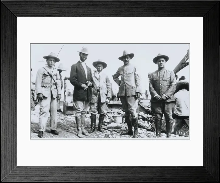 Framed Print : Rebel Officers Posing Together Framed Print : Rebel Officers Posing Together