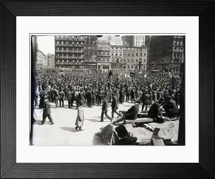 Framed Print : IWW Demonstration in New York Framed Print : IWW Demonstration in New York