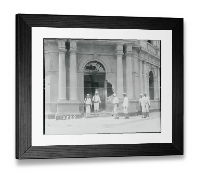 Framed Print : American Sailors in Mexico