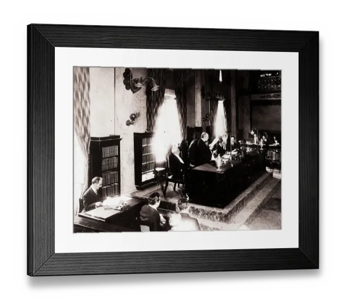 Framed Print : President Da Fonseca Addresses Congress Framed Print : President Da Fonseca Addresses Congress