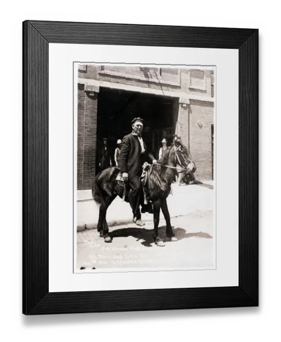 Framed Print : J.W. Brown, National Miners Organizer Framed Print : J.W. Brown, National Miners Organizer