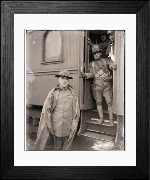 Framed Print : Major Holbrook of US 5Th Cavalry Framed Print : Major Holbrook of US 5Th Cavalry