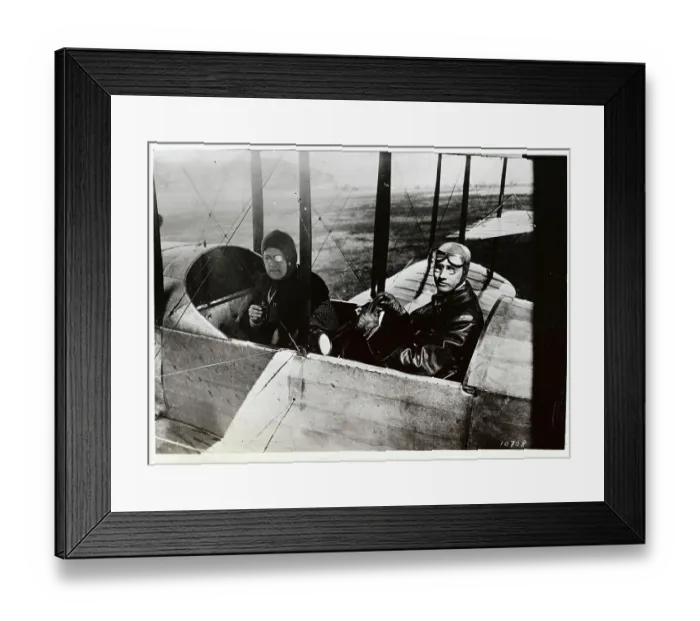 Framed Print : View of Early Designed Cockpit of Air 206 Airplane Framed Print : View of Early Designed Cockpit of Air 206 Airplane