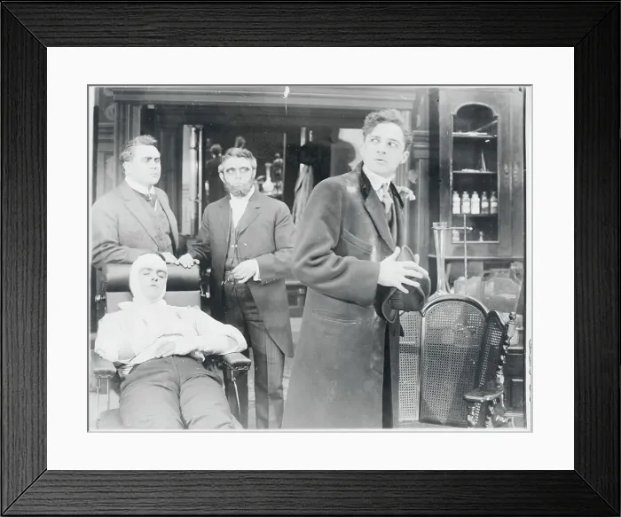 Framed Print : Dick Travers, Bryant Washburn and Thos. Connerford in Movie Still Framed Print : Dick Travers, Bryant Washburn and Thos. Connerford in Movie Still