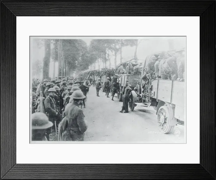 Framed Print : Soldiers Boarding Troop Carriers Framed Print : Soldiers Boarding Troop Carriers