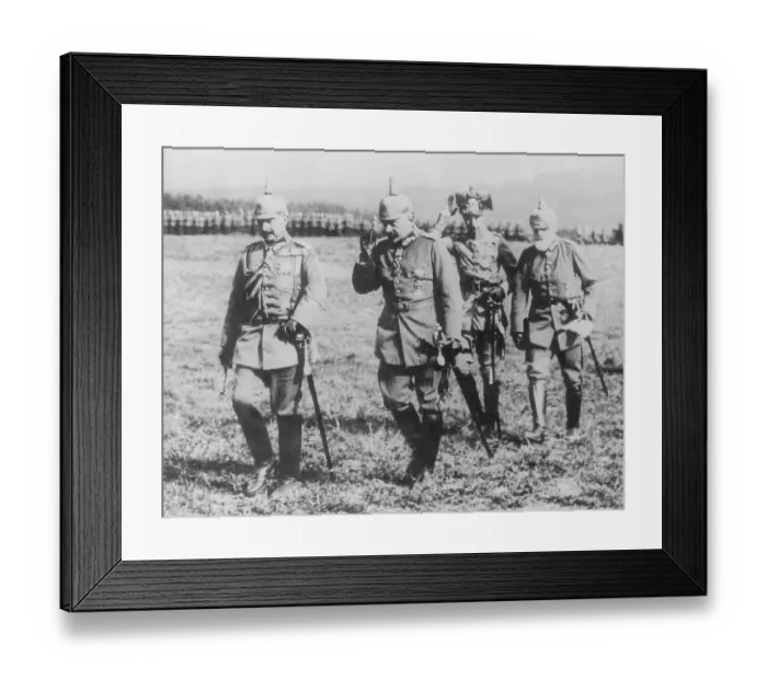 Framed Print : German High Officers Walking Framed Print : German High Officers Walking