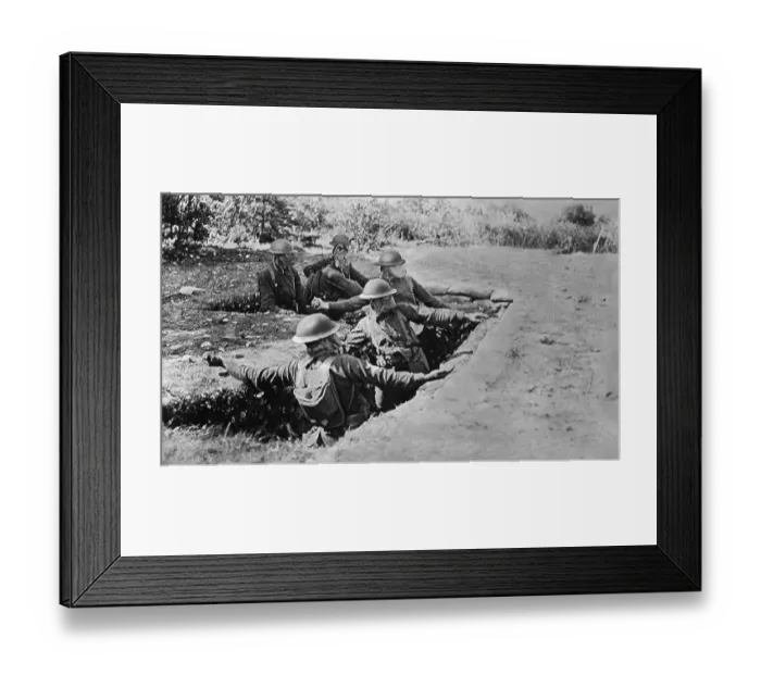 Framed Print : Marines Throwing Grenades