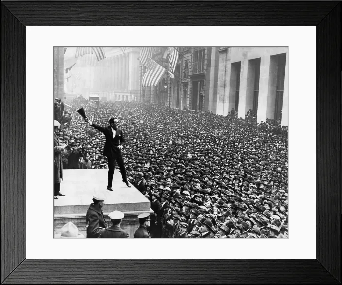 Framed Print : Douglas Fairbanks Selling War Loans Framed Print : Douglas Fairbanks Selling War Loans