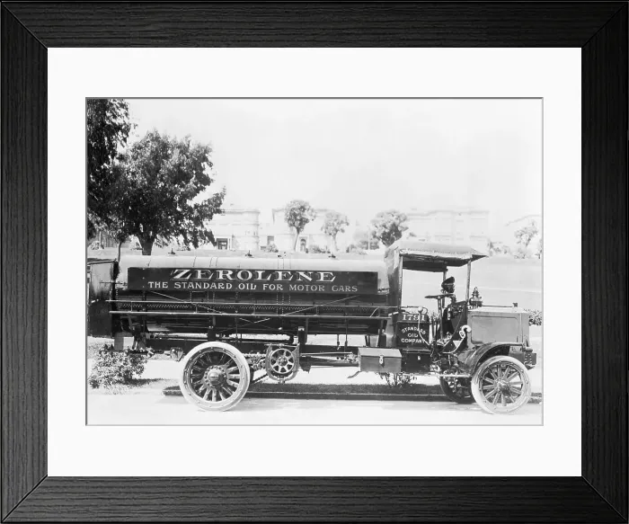 Framed Print : Standard Oil Fuel Truck Framed Print : Standard Oil Fuel Truck