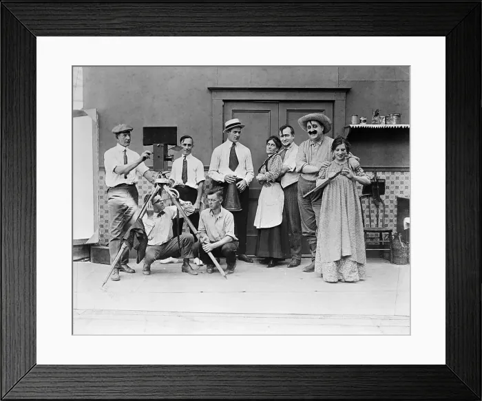 Framed Print : Taking Motion Pictures In Hollywood Framed Print : Taking Motion Pictures In Hollywood