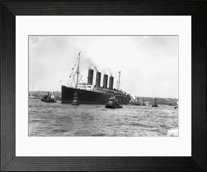Framed Print : SS Lusitania Framed Print : SS Lusitania