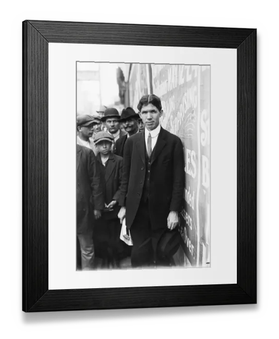 Framed Print : Labor Leader Pat Quinlan