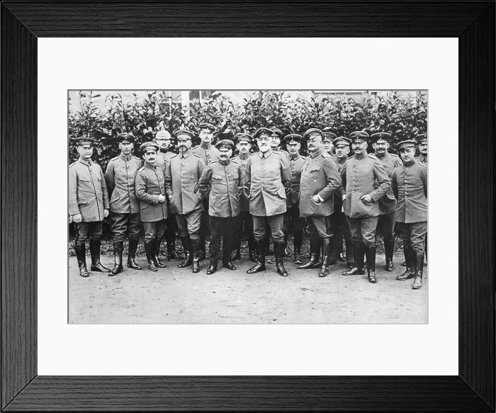 Framed Print : General Von Heeringen and His Staff Framed Print : General Von Heeringen and His Staff