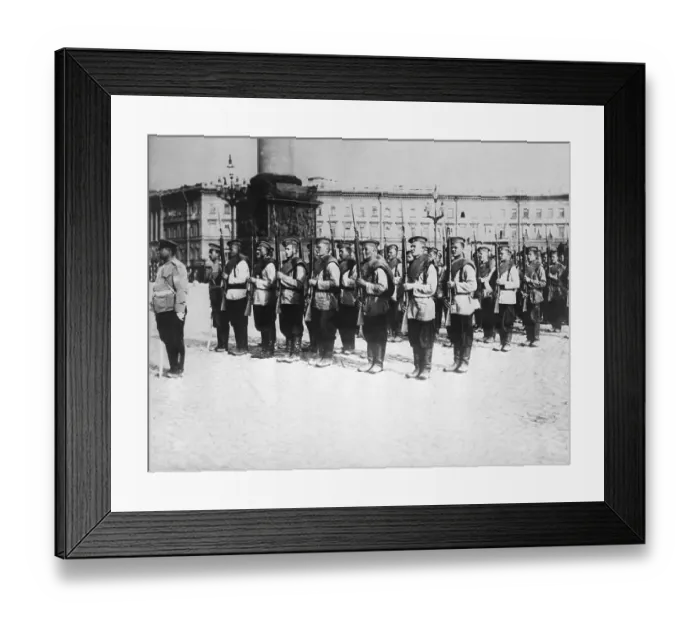 Framed Print : Soldiers Standing at Attention Framed Print : Soldiers Standing at Attention
