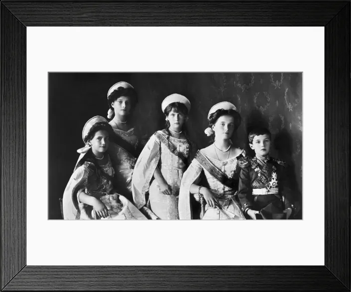 Framed Print : The Romanov Children