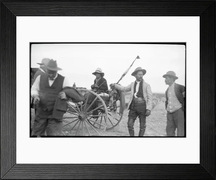 Framed Print : Fifteen Year Old Hero Seated in Wagon Framed Print : Fifteen Year Old Hero Seated in Wagon