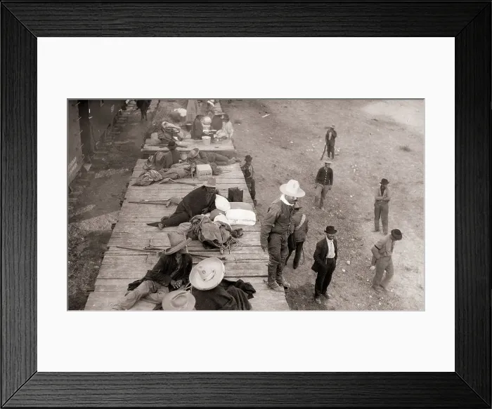 Framed Print : Pancho Villa at Supply Train Framed Print : Pancho Villa at Supply Train