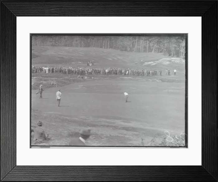 Framed Print : Spectators Watching Golf Game Framed Print : Spectators Watching Golf Game