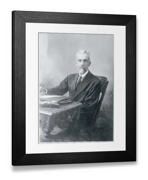 Framed Print : Portrait of T.H. Tavera de Pardo